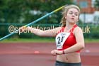 Girls under-15s javelin, Northern Under-17s/U-15s and U13s Champs, Leigh Sports Village, Leigh. Photo: David T. Hewitson/Sports for All Pics